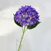 Simulación sola colorida hortensia boda decoración arreglo floral ramo decoración fila de flores camino lead decoración flor artificial fábrica venta al por mayor