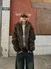 Estilo Retro Americano 2025 Chaqueta de Algodón Unisex Parka de Invierno con Forro de Felpa y Capucha Gruesa Abrigo de Algodón