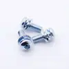 Tornillos de Combinación de Tres Piezas con Cabeza Redonda y Hexágono Interior, Pernos de Combinación de Tres Piezas con Hexágono Interior Esférico, Tornillos de Cabeza Plana con Arandelas Planas