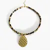 Lele Jewelry Concha de Sol Pájaro Cuerda de Aislamiento de Nylon Collar de Acero Inoxidable No se Desvanece Estilo Bohemio Costero