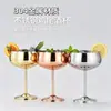 Copa de vino de acero inoxidable 304 de capa única de 500 ml, copa de vino tipo barril de gran capacidad colorida, resistente a caídas, con recubrimiento de cobre