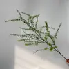 Prata Simulação Salgueiro Flor Simulação Mobiliário Doméstico Huayi Combinando Decoração de Casamento Adereços para Fotografia ao Ar Livre Plantio Verde Simulado Manual