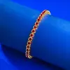 Nueva Cadena de Tenis Mujing Jewelry de Plata S925 con Filas de Diamantes Engastados en Garras, Sensación de Alta Gama, Exquisita y Brillante para Banquetes, Ajustable