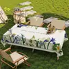 Mantel para Mesa de Camping al Aire Libre Estilo Americano, Impermeable, Resistente al Aceite, Protector Solar Mantel para Mesa de Picnic Mantel para Mesa Plegable Tipo Rollo de Huevo Atmosférico