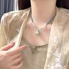 Collar de Cristales Dopamina con Perlas Estilo Tiktok en Dulces Colores Arcoíris Contrastantes para Mujer, Dopamina al por Mayor Estilo Tiktok
