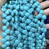 10*12mm ágata cristal agujero horizontal gotas de agua cuentas sueltas diy accesorios para pulsera collar gotas de agua planas semiacabadas