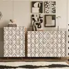 Cortina Decorativa para Armário de Cozinha Estilo Ins, Cortina para Cobrir Armário, Cortina Decorativa para Armário de Prateleira de Armazenamento com Velcro Mágico