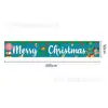Banner de Feliz Natal 2026 Novo Estilo Tecido de Fundo Decorações de Festa de Feriado Boneco de Neve Papai Noel Estilo Bandeira de Jardim
