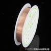 Alambre de cobre para joyería, alambre de 0,2-1 mm, material de flor envuelto a mano para bricolaje, horquilla de metal con forma de alambre de cobre, bobina de alambre de cobre grueso y delgado