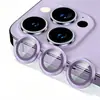 Adecuado para película protectora de lente de cámara de Apple iPhone 18 Pro Max/17, vidrio templado, anillo de metal ojo de águila CD
