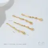 Preservación del Color Paquete de Oro de 14 Quilates Gotas de Agua Lava Líquida Raya Colgante Pendientes Colgante diy Accesorios de Joyería Hecha a Mano Material
