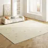 Tapete de sala estilo creme cobertor de cabeceira de quarto tapete de sofá de alta qualidade tapete de mesa de centro tapete doméstico antiderrapante tapete de chão sem preocupações