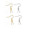 Accesorios para pendientes de acero inoxidable, directos de fábrica, gancho para la oreja con gancho de resorte, hebilla de semilla de melón, material para accesorios de joyería DIY