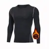 Calças Legging Esportivas de Veludo Outono e Inverno Masculinas Quentes para Basquete, Corrida, Treino, Alta Elasticidade, Secagem Rápida, Fitness