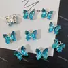 Colgante Sinfonía de Mariposa Cristal Tridimensional Super Brillante Moca Colgante Accesorios para Pulsera de Cuentas DIY, Collar, Pendientes Colgante