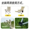 Silla de Exterior Descanso para el Almuerzo Reclinable Doble Propósito Portátil Silla de Playa para Exteriores Estilo Camping Silla con Respaldo Silla Individual Plegable Cama