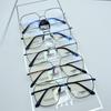 Serie de Moda Armazón Cuadrado de Doble Puente Gafas para Miopía de Hombre Gafas Cara Cuadrada Armazón de Gafas Ultraligero Sentido Avanzado