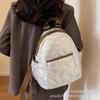 Mochila de tela de plumón ligera y moderna estilo coreano bolsa de viaje de nicho para mujer 2023 nueva estilo occidental todo-partido bolsa para el día a día