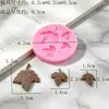 Molde de Silicona de Hoja de Arce Grande y Pequeño de Venta Caliente Transfronterizo Molde para Fondant Chocolate Horneado Arcilla Ultraligera Yeso Resina Epoxi