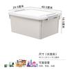 Caja de Almacenamiento para el Hogar Xitianlong de Gran Capacidad Caja de Almacenamiento para Ropa Caja de Almacenamiento para Artículos Diversos Caja de Almacenamiento con Ruedas de Color Sólido