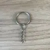 Llavero Pulido Electroplateado con Broche de Langosta, Anillo para Llaves, Cadena, Llavero con Broche de Langosta, Cadena Colgante, Colgante de Muñeca