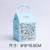 Caixa de Papel Lembrança Dia dos Namorados Chinês Mochila Escolar Bolsa de Ombro Caixa de Presente Temporada de Formatura Desenho Animado Presente de Aniversário Coelho Bebê Caixa de Doces