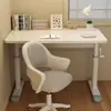 Mesa elevadora móvil de manivela para el hogar, escritorio de estudio para niños, escritorio de escritura para estudiantes en el dormitorio, escritorio de oficina para computadora de escritorio