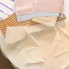 Pantalones de mascarilla facial ultrafinos, ropa interior transparente de seda helada para mujer, entrepierna antibacterial 7A de sensación desnuda, bragas de triángulo de una pieza de cintura media