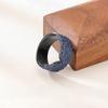 Anillo de Diseño de Industria Pesada Europea y Americana con Textura Irregular de Lava Anillo Grueso de Acero de Titanio Personalizado Street Hip Hop