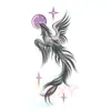 Pegatinas de Tatuaje Temporales de Flor Nueva de Colores para Brazo Transfronterizas, Rosa Roja Grande, Impermeables y a Prueba de Sudor, Pegatinas Temporales Desechables, Flores Realistas