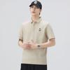 Impresión de Silicona Tridimensional Verano 2025 Camiseta Polo Fina de Manga Corta Camiseta para Hombre