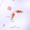 Retención de color fuerte Colgante de arena dorada Xiangyun Pulsera Ruyi auspiciosa Collar genuino para hombre y mujer Accesorios de aceite para cuentas DIY Material
