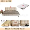 Cama Matrimonial Moderna Simple de Tela Técnica Minimalista Italiana para Dormitorio Principal Tapizada Cama Grande Gris de Alta Calidad Lujo Ligero Cama de Boda 1.8 Metros