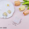 Molde de Silicona Mini Flor Mini Lazo DIY para Funda de Teléfono Móvil Pasador Joyería Adornos Molde Molde para Hornear Pasteles