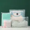 Bolsa Ziploc Esmerilada en stock Calcetines Toalla Ropa Bolsa de Embalaje Ropa Interior Panties Bolsa de Almacenamiento Bolsa Ziploc para Prendas Venta al Por Mayor