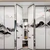 Paredes Móviles Divisorias para Hoteles, Habitaciones Privadas de Hotel, Salones de Banquetes, Salas de Exposiciones, Puertas Correderas Plegables Totalmente Automáticas, Paredes Móviles Divisorias Insonorizadas