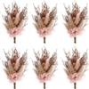 Ramo de Flores Secas de Gypsophila Mini Transfronterizo Ramillete de Boda Flor Eterna Decoración de Regalo Navideño Personalizado Venta al por Mayor