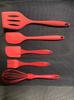 Herramientas de silicona para hornear pasteles, 5 piezas, raspador de silicona, cepillo de aceite, cuchillo para mezclar crema, cocina creativa, directas de fábrica