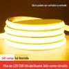 Fita de Luz LED 220V Externa Super Brilhante Luz Branca Cob Sala de Estar Casa Teto Autoadesiva Fita de Luz Suave Externa À Prova d'Água Luz de Linha