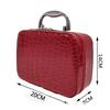 Exquisita bolsa de cosméticos portátil con espejo, bolsa de cosméticos de almacenamiento clasificado, bolsa de costura, bolsa de cosméticos multicolor, bolsa de costura