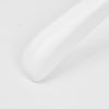 Percha de lujo blanca de hombros anchos con clip para pantalones, combinación personalizada, para ropa de hotel, para colgar ropa