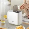 Ecoco Caja de Pañuelos Estilo Crema de Gama Alta Hogar Sala de Estar Multifuncional de Escritorio Caja de Pañuelos Papelera Dos en Uno