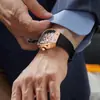 Reloj Mecánico Totalmente Automático Bugatti/Bonest Gatti Alemán Forma de Barril Edición Limitada Año del Caballo Venta Directa de Fábrica