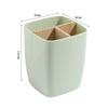 Portalápices Organizador de Papelería Caja de Almacenamiento para Escritorio en Casa Caja de Almacenamiento para Brochas de Maquillaje Vaso para Cepillos de Dientes de Baño Soporte para Cepillos de Dientes Almacenamiento