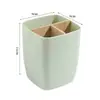 Porta bolígrafos con logo de lote pequeño Organizador de papelería Caja de almacenamiento para escritorio del hogar Caja de almacenamiento para brochas de maquillaje