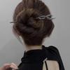 Lírio do vale franja strass rabo de peixe grampo de uma palavra bola redonda coque liga haste de cabelo novo estilo chinês garfo de cabelo feminino