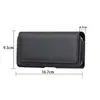 Adecuado para bolsa de cintura para teléfono móvil iPhone, universal para Samsung, Huawei, Xiaomi, bolsa de doble capa de tela Oxford con ranura para tarjeta, bolsa de 7 pulgadas