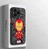 Marvel aplica Manzana 14Q 13plus marca XR Hombre de Hierro XS Hombre Araña X Piel Sentido 12 AliExpress