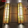 Nueva Lámpara de Pared para Exteriores Impermeable y Resistente al Óxido Lámpara de Pared de Mármol Lámpara de Columna Romana Lámpara de Pilar de Entrada de Patio y Villa