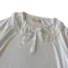 Pijama Feminino Verão Novo Manga Curta Estilo Palácio Gola Boneca Vestido de Noite Elegante Vestido Fada Roupas de Casa
